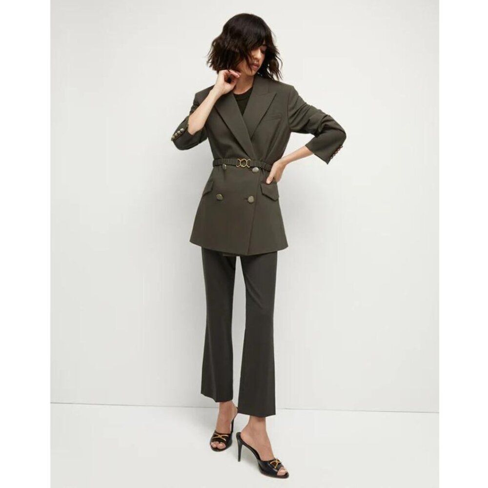 Veronica Beard Hutchinson Green Blazer Dickey Jacket - Picture 3 of 12